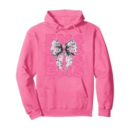 EMS Emergency Medical Services EMT Paramedic Girl Coquette Pullover Hoodie