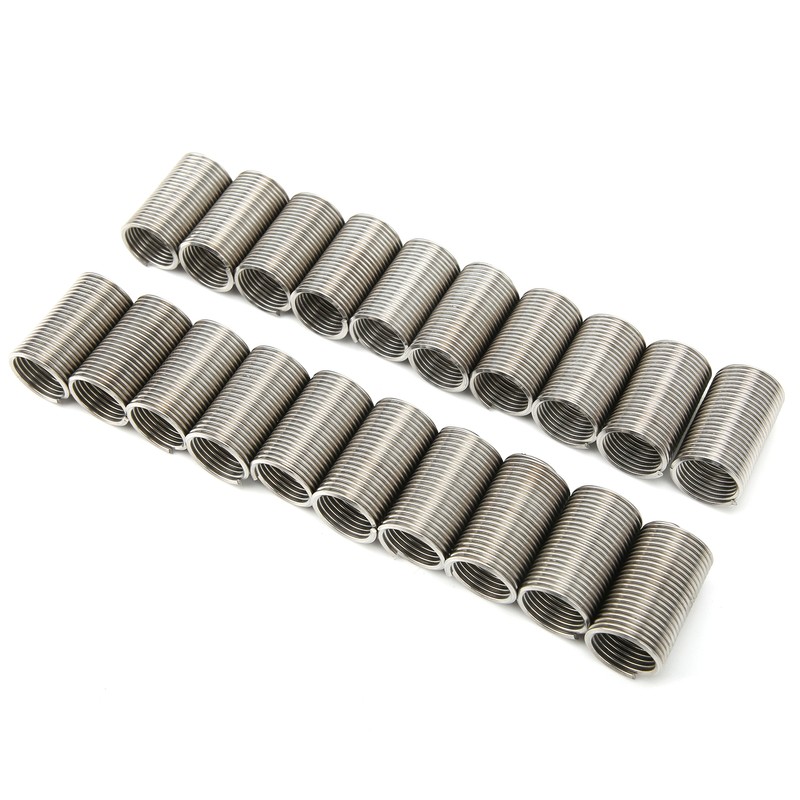 20PCS Wire Thread Inserts SUS304 Wire Stainless Steel Screw Sleeve