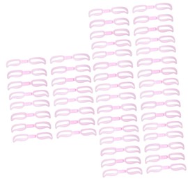 Healeved 15 Sets Brow Stencil Eyebrow Grooming Reusable Card Makeup Accessories Eyebrow Assistant