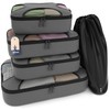 Shacke Premium 5 Packing Cubes Set - Lightweight Mesh Travel