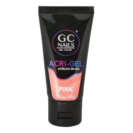 GC Nails Acrigel Gel Acrilico Para Modelado, Nude, Uñas, Gc Nails