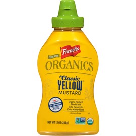 French's True Organics Classic Yellow Mustard, 12 oz