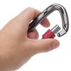 7075 Aviation Aluminum Master Lock Carabiner D Ring Safety Buckle