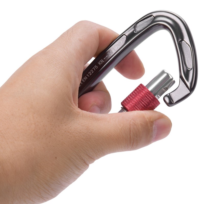 7075 Aviation Aluminum Master Lock Carabiner D Ring Safety Buckle