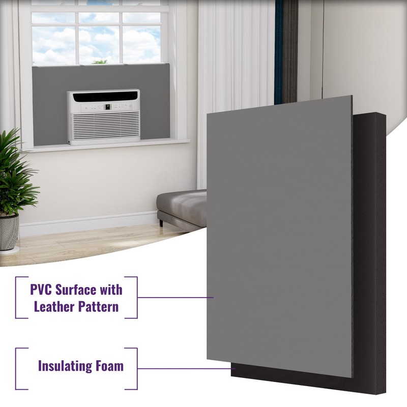 Mxclimate Full Surround Window AC Insulation Foam Side Panels for
