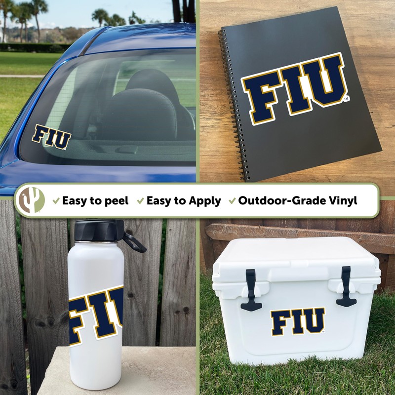 Desert Cactus Florida International University Sticker Vinyl Decal Laptop Water