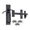 Garden Gate Accessories Metal Fixing Latch T Hinges Spring Closer