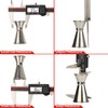 VINCA IP54 Grade Digital Caliper, DCLA-0805 8 Inch/200mm, Inch/Millimeter/Fractions Conversion,