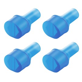 QINGLER Big Bite Valve Replacement Mouthpiece Water Hydration Bladder Valve Blue 4 Pack