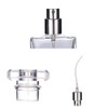 6 Pack 30ml / 1 Oz Transparent Refillable Perfume Bottle,