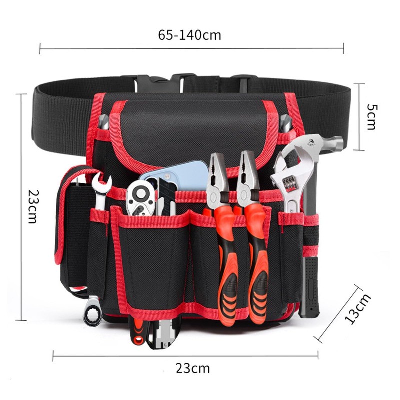 Tool Bag for Belt, Tool Belt, Tool Waist Bag for