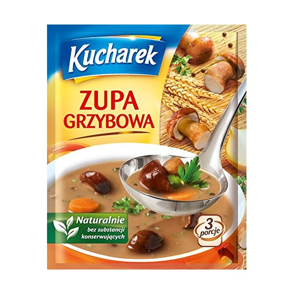 Kucharek Zupa Grzybowa Mushroom Soup 42g Bag (5-Pack)