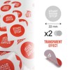 4R Quattroerre.it 2 x START ENGINE STICKERS FOR ALFA GIULIA