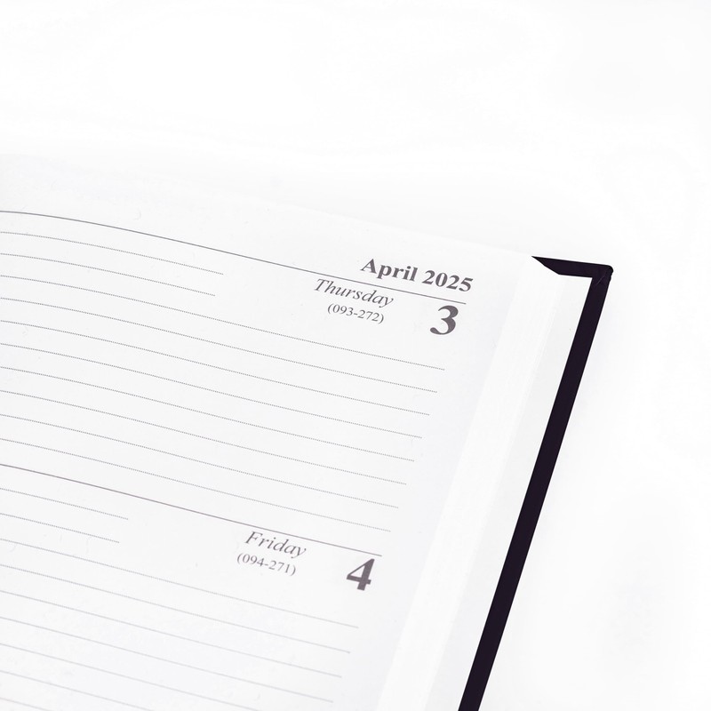 evelay 2025 Diary A4 Week to View Hardback Planner Organiser