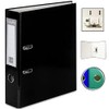 OFFICE CENTRE 1 x Black A4 Large 75mm Lever Arch