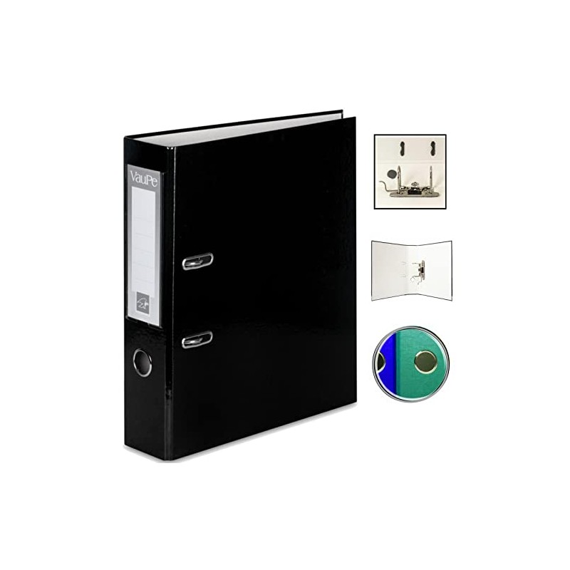 OFFICE CENTRE 1 x Black A4 Large 75mm Lever Arch