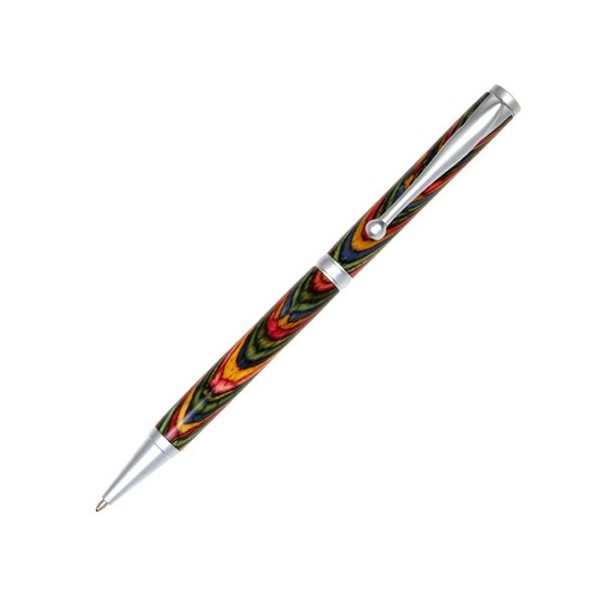 Lanier Pens Slimline Twist Pen - Brushed Satin - Oasis