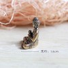 Dainichi Nyorai Buddha Statue Figurine Mini Chua Copper 3cm