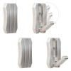 XSGTZMJ 4Pcs Foldable Hooks Wall Mount Zinc Alloy, Bathroom Wall