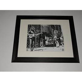 Framed Dead Wall of Sound 1974 Tour Jerry Garcia + Bob Weir, Phil Lesh Poster, 14" by 17" RARE JBL, Altec Speakers, McIntosh amplifiers