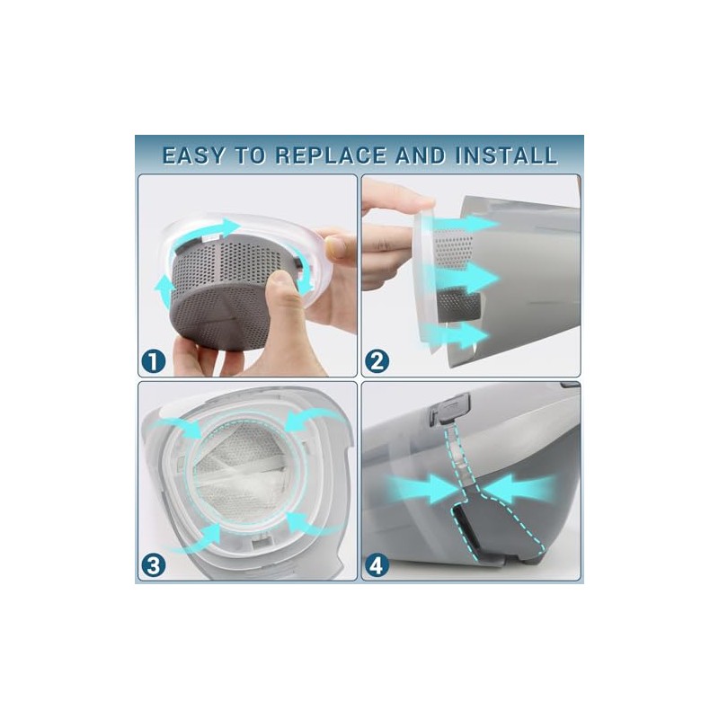 HNVCF10 Filter Replacement for Black and Decker Dustbuster Hand Vacuum