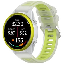 20MM Watch Band Compatible with Garmin Forerunner 570 42MM/ Vivoactive 3/5/ Venu SQ/SQ 2, Silicone Replacement Bands