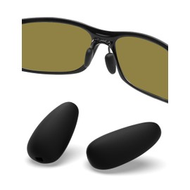 Vaep Replacement Nose Pads Nose Pieces for Maui Jim Guardrails/Big Wave/Red Sands/Bamboo Forest Sunglasses - Black