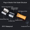 Fish Scaler Corded Electric Fish Scale Remover Scraper Cleaner Kit