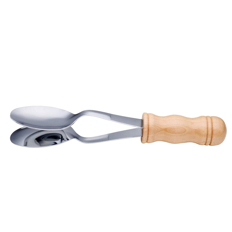 MIHEY Musical Spoons Instrument with Wooden Handle