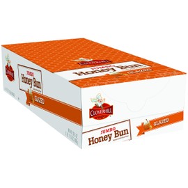 Cloverhill Jumbo Honeybuns, Glazed, Individually Packaged, Pack of 6