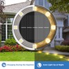 Peasur 2 Pack Solar Lights Outdoor Garden, Solar Ground Light,