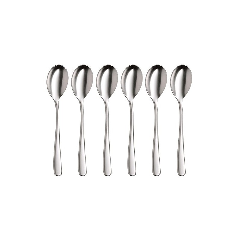 WMF Vision 1271966330 Espresso Spoons Cromargan Protect Stainless Steel Set