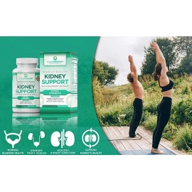 Limpieza De Riñón (90 Cápsulas) Kidney Cleanse Salud Vejiga Sabor Sin Sabor