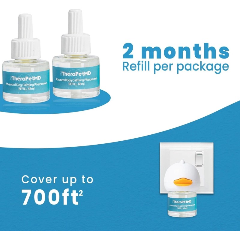 TherapetMD Dog Calming Diffuser - Pheromone Diffuser for Dogs Indoor