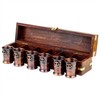 Nagina International 06 Shot Glasses With Rosewood Box