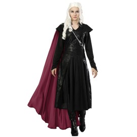 Women's Dragon Warrior Fancy Dress Costume X-Small Black