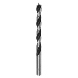 HARFINGTON Brad Point Drill Bits 6mm(15/64") Dia Straight Round Shank Drill Metric Brad Point 2.3" Drilling Depth Spiral Twist Drill Bits for Carpenter Woodworking Plastic Rubber