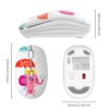 FMOUSE Lindo Mouse Bluetooth, Inalámbrico con tecnología 2,4 GHz, Ratón