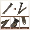 sourcing map 2Pcs 3.5" Folding Lid Support Hinges, Lift Up