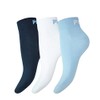 Fila 3 pairs of socks Quarter sneaker socks Trainer unisex
