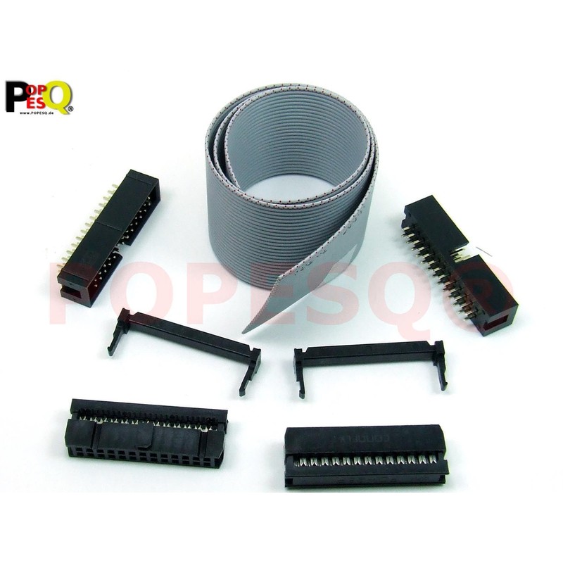 POPESQ® #A566 IDC Kit 2.54 mm with Cable 26-Pin 30