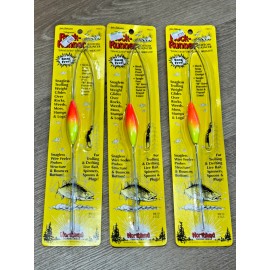 Northland 3x Vintage NOS - Northland Rock-Runner Magnum Bottom Bouncer RB10 2oz - SUNRISE