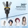 Retbtnm 54 Inch Mannequin Head Stand, Adjustable Wig Stand Tripod