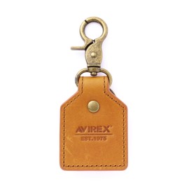 Avilex 783-4970025 Key Holder EMBOSSED Leather Embossed Leather Men's, 050 brown