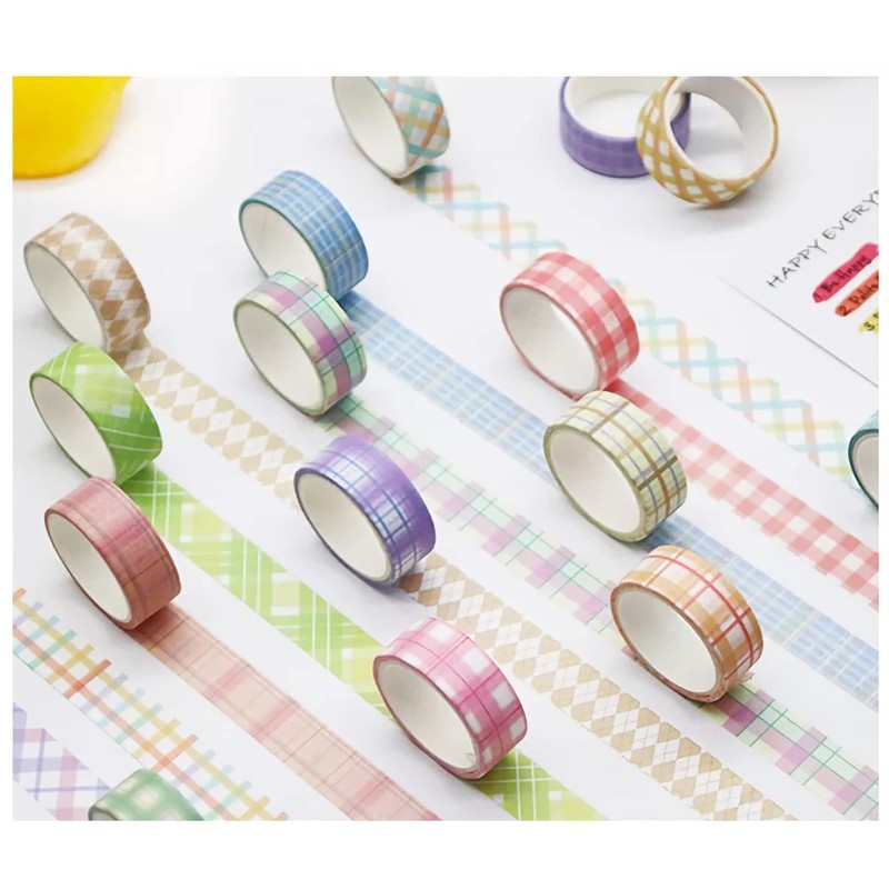 PBM 60 Rolls Simple Design Masking Tape Set