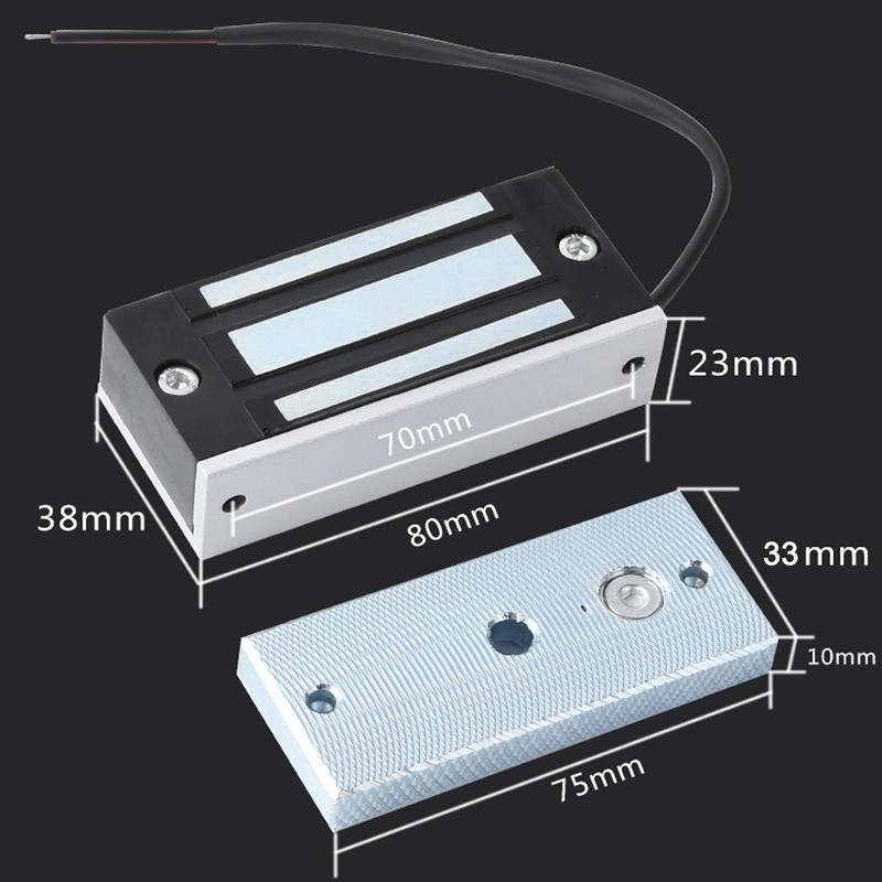 AUTENS Electric Magnetic Electromagnetic Door Lock 12V Fail-Safe NC Mode