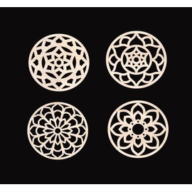 Set of 4 Wooden Sourdough Stencils - Bread Baking Stencil Set