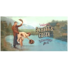 Schitt Swag Creek Large Sticker - Schitt's Town Sign - 5.25" by 3" - David, Alexis, Johnny & Moira - for Your Notebook, Vehicle, Laptop and More!