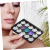 Baluue 2sets Empty Eyeshadow Boxes Plates for Blush and Eyeshadow