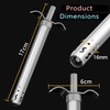 Pack of 2 Easy Grip Waterproof Stainless Steel Gas Lighter
